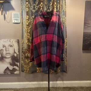 We The Free - Free People plaid tunic - XL